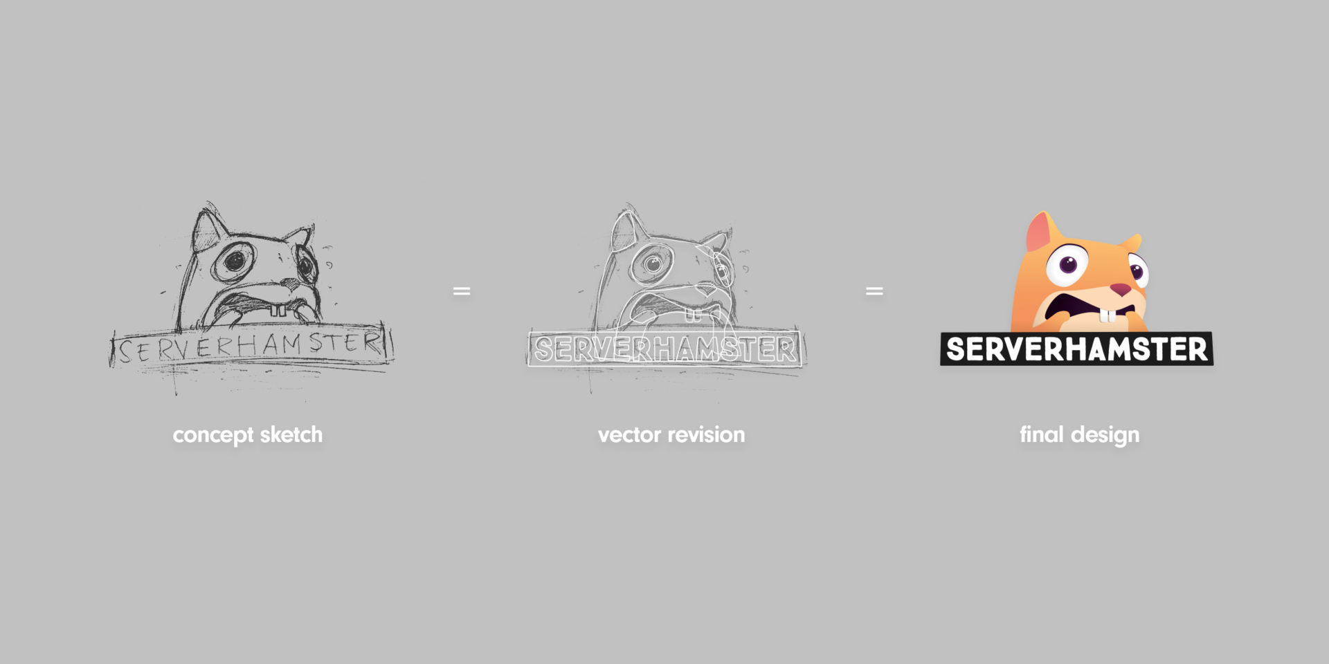 serverhamster logo design steps anenglishman